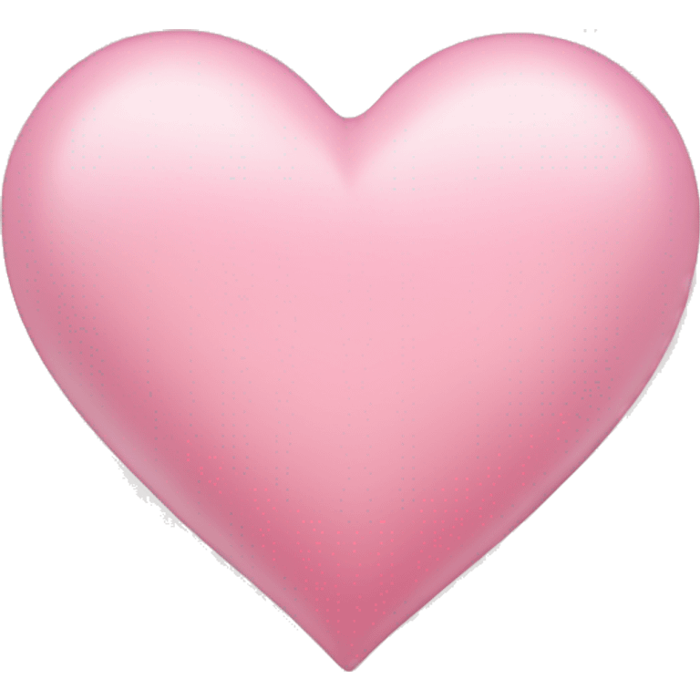 Light pink heart emoji