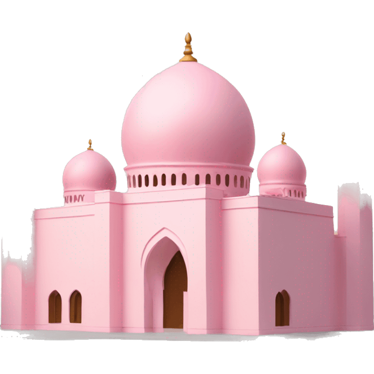 Light pink masjid emoji