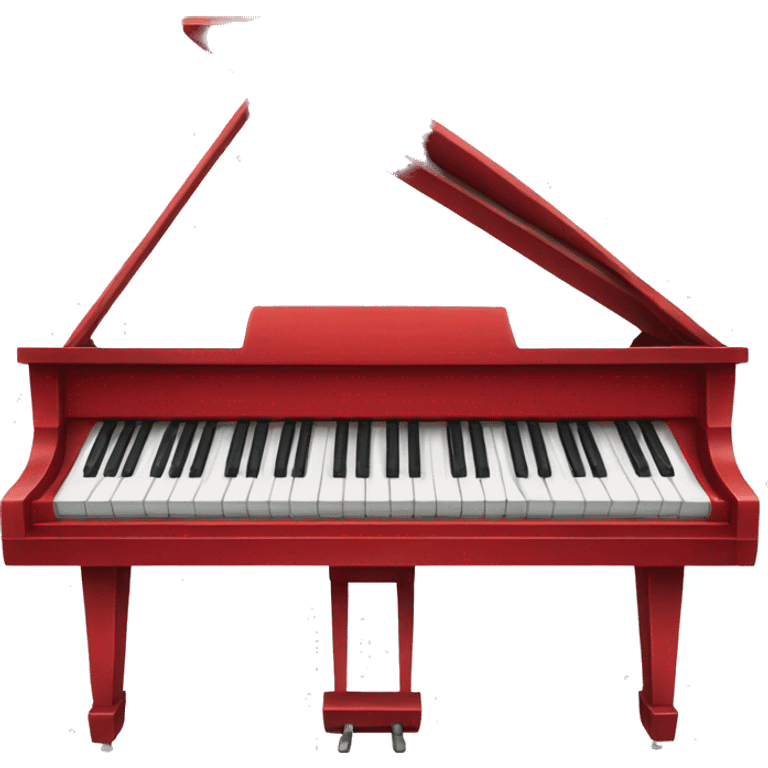 Red piano emoji