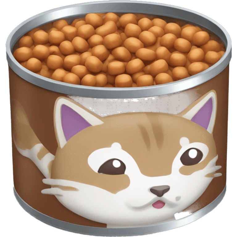 cat food can with Thunfish emoji