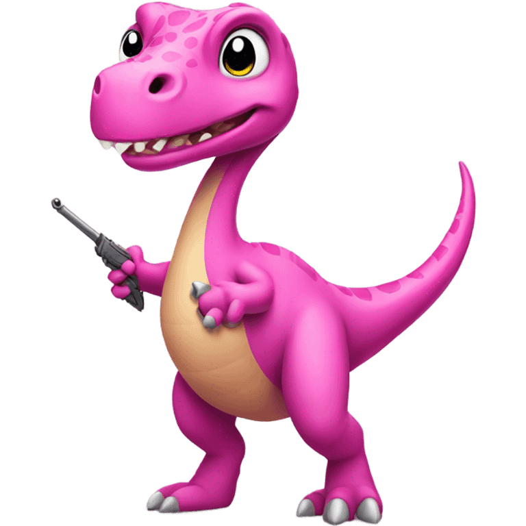 pink dinosaur  emoji