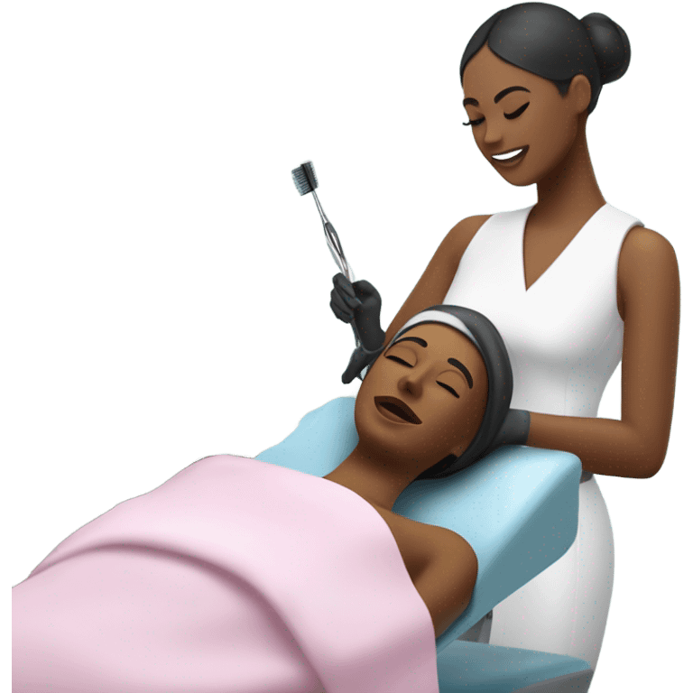 spa at a cosmetologist emoji