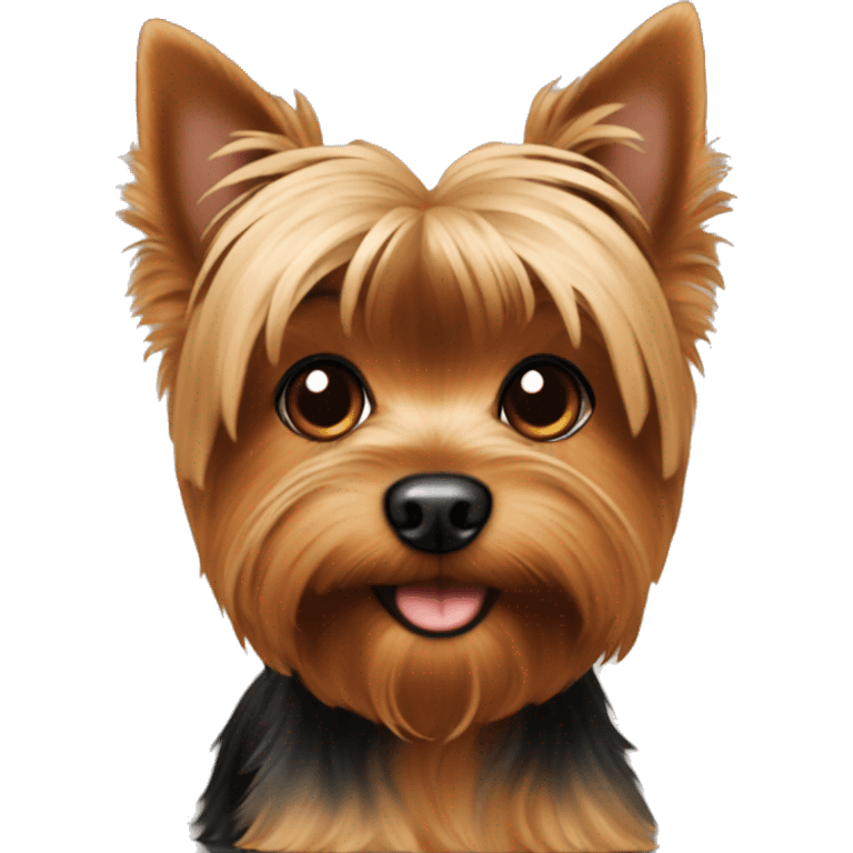 Brown Yorkie  emoji