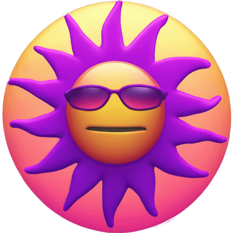 Synthwave sun  emoji