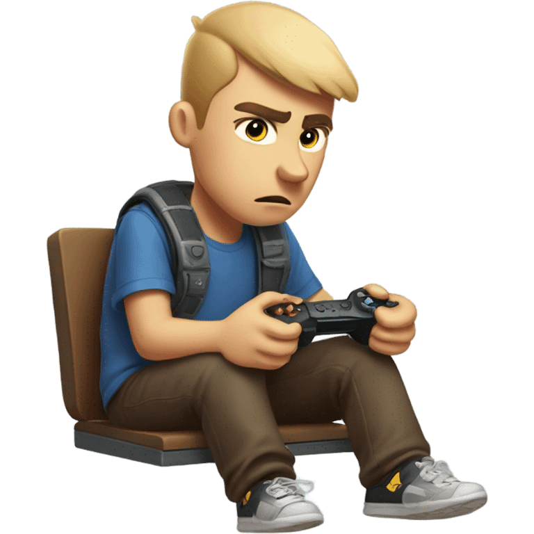 Bully playing video games emoji