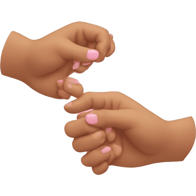 pinky promise emoji