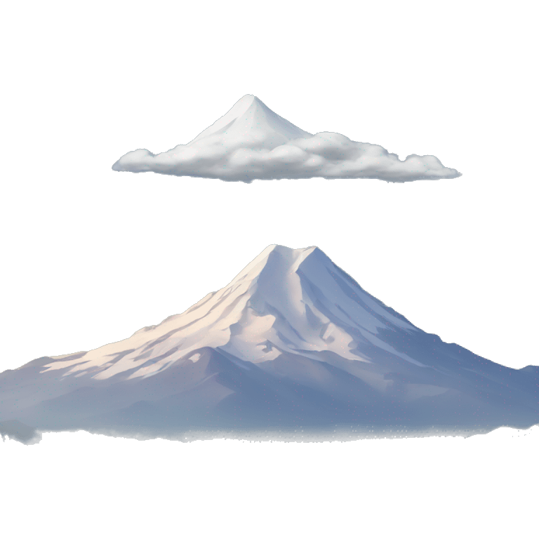 Mountain Shasta emoji