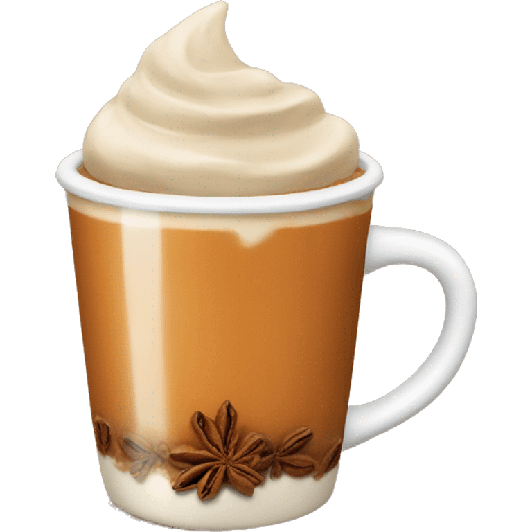 Pumpkin spice latte  emoji