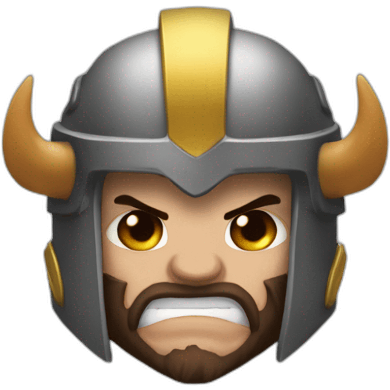 Diablo immortal Barbarian in helmet crying emoji