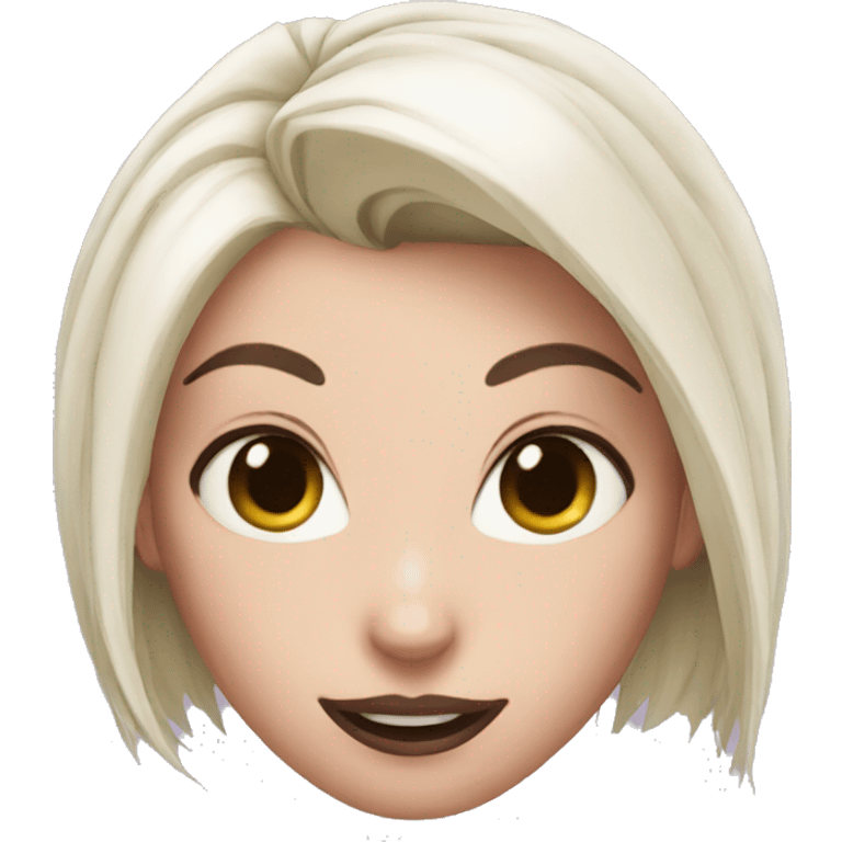 spider Gwen head emoji emoji