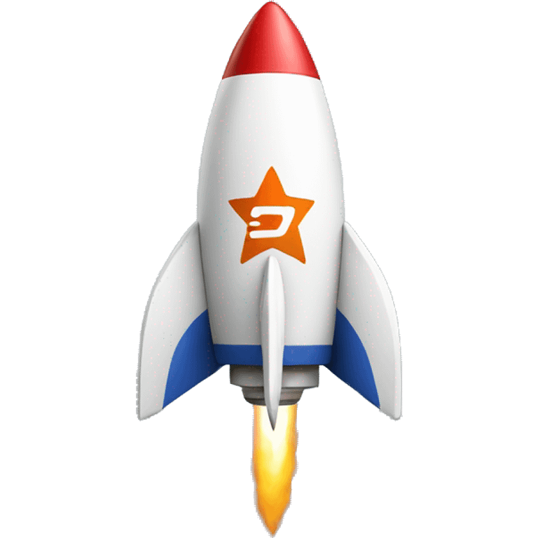 Rocket with $ logo  emoji