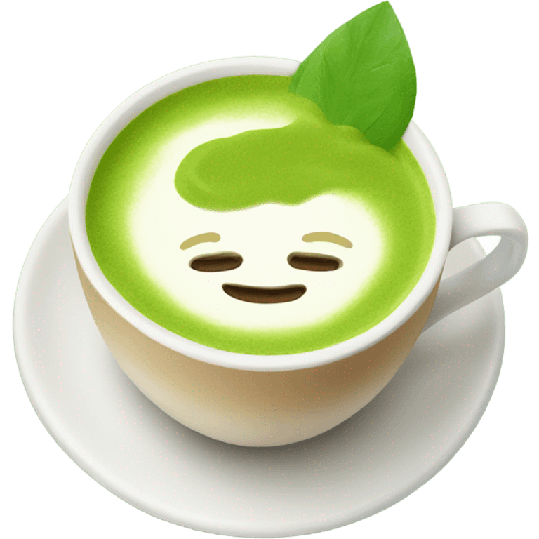 Matcha latte  emoji