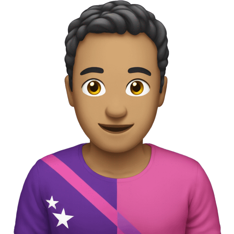 emoji da bandeira bissexual emoji