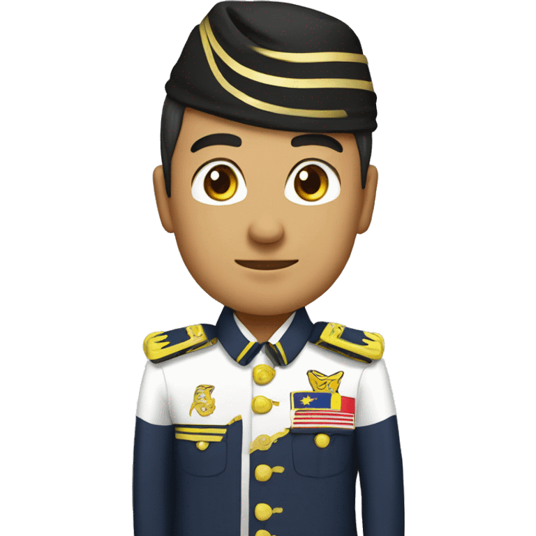 Malaysia Dato with Dato uniform emoji