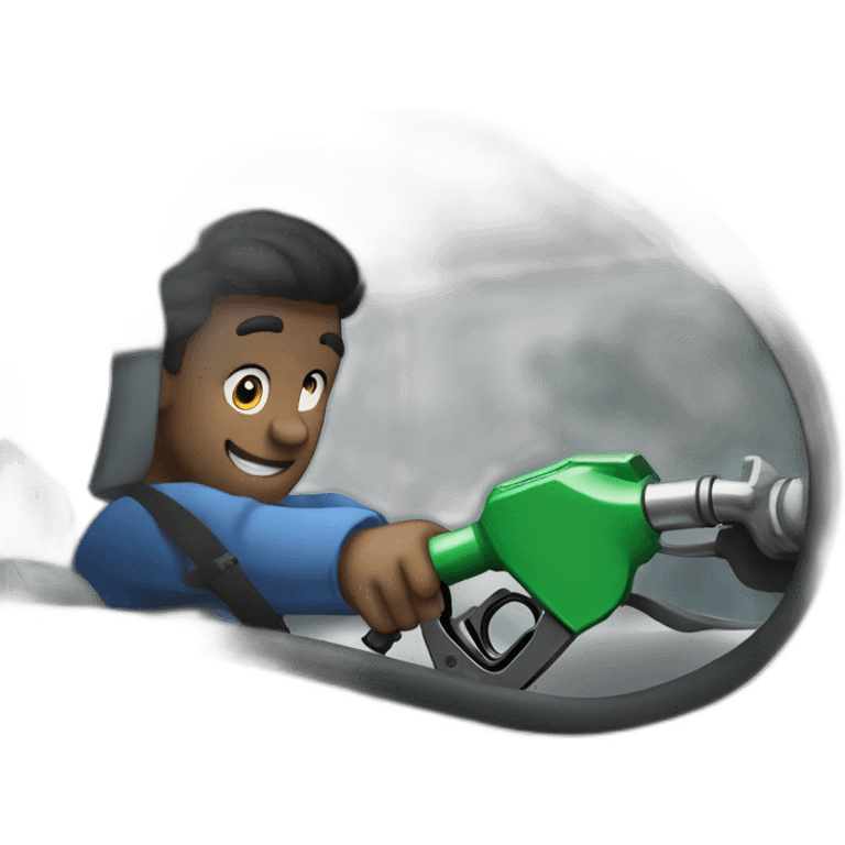 refueling the car is expensive emoji