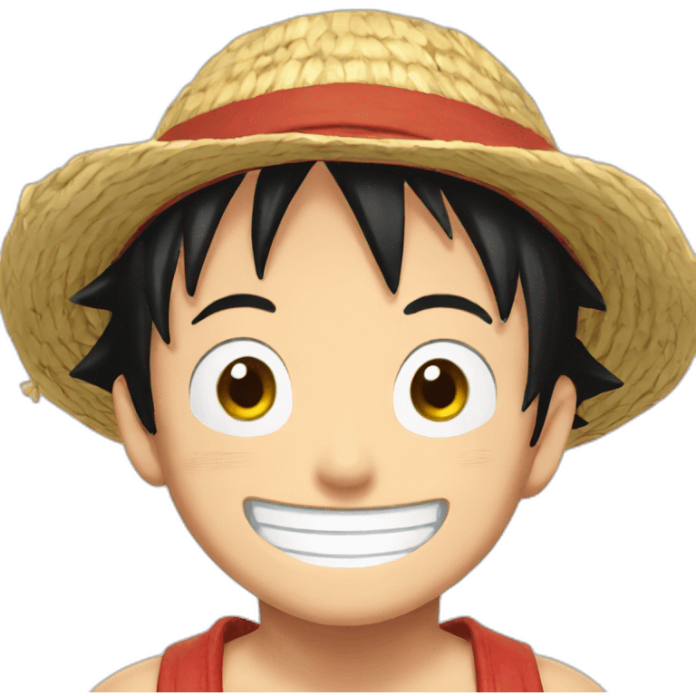 Luffy smile emoji