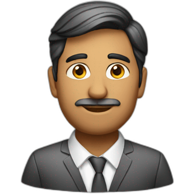 indian male auditor emoji