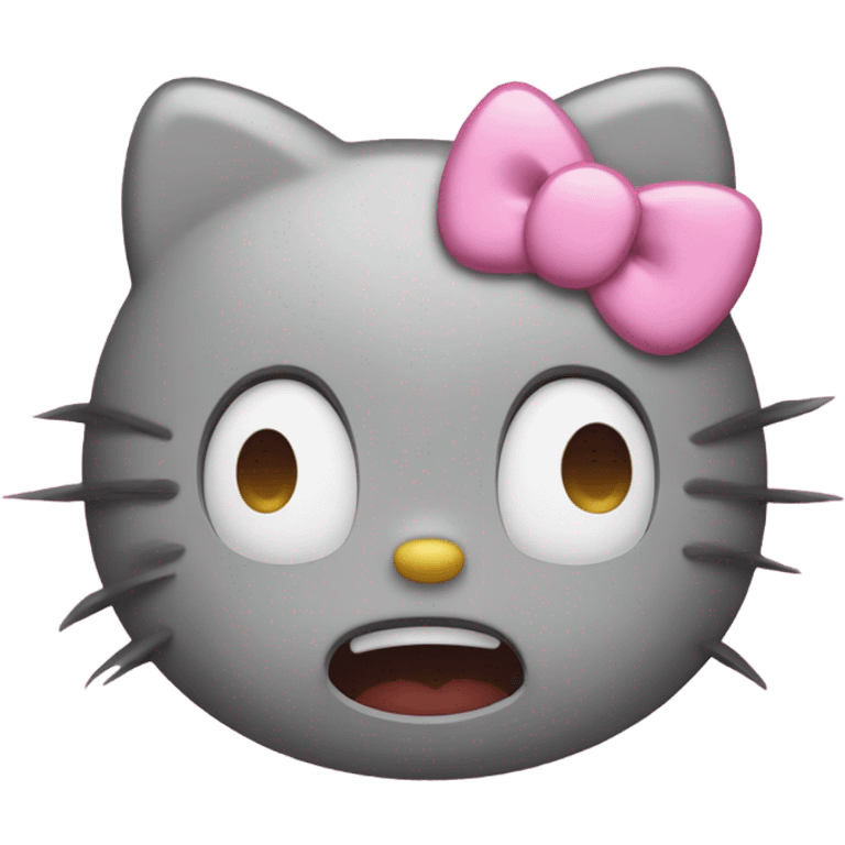 hello kitty mad emoji