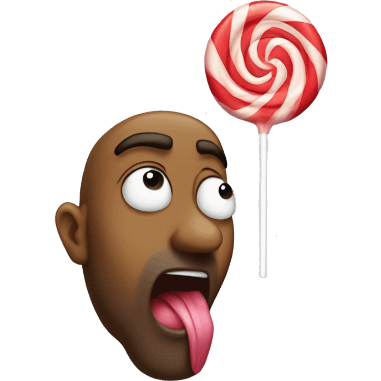 Dude sucking a lollipop  emoji