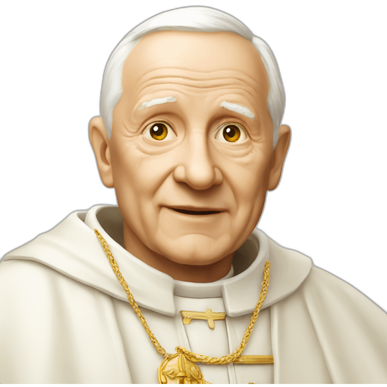 john-paul-ii-yellow-skin emoji