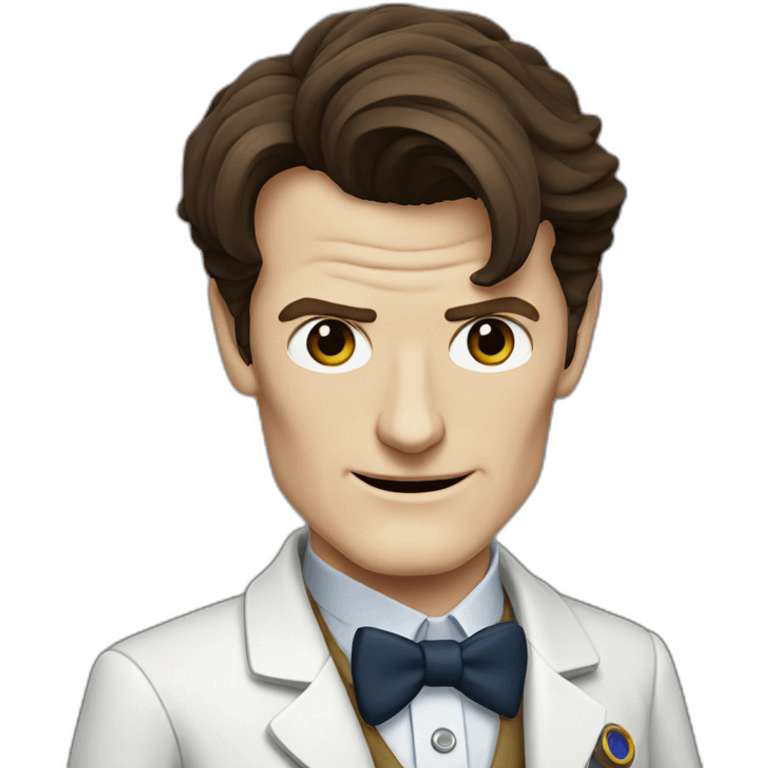 Matt Smith as Doctor Who emoji