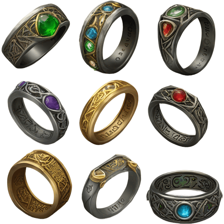 Rings from Lord of the rings  emoji