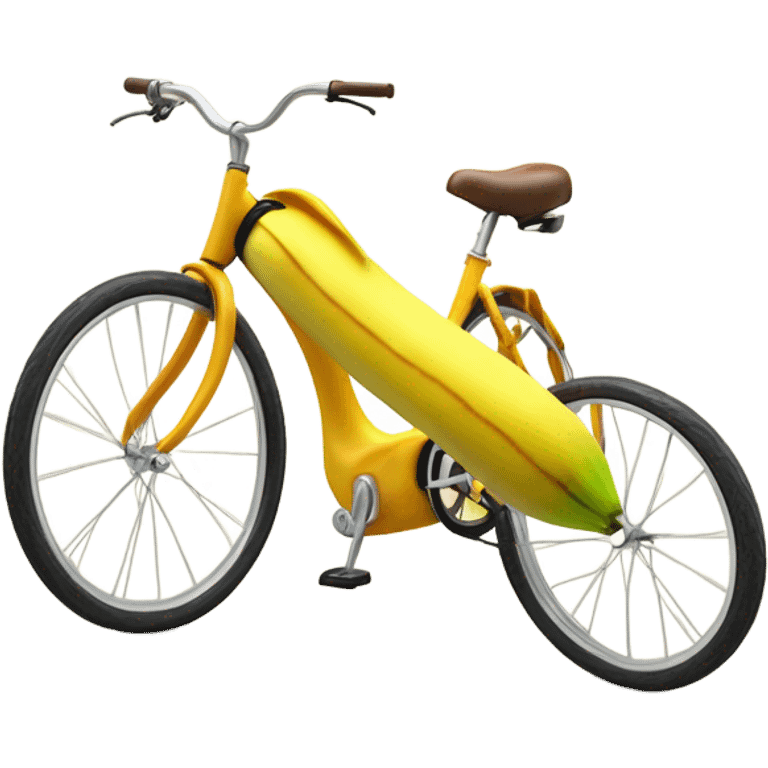 Banana bicycle  emoji