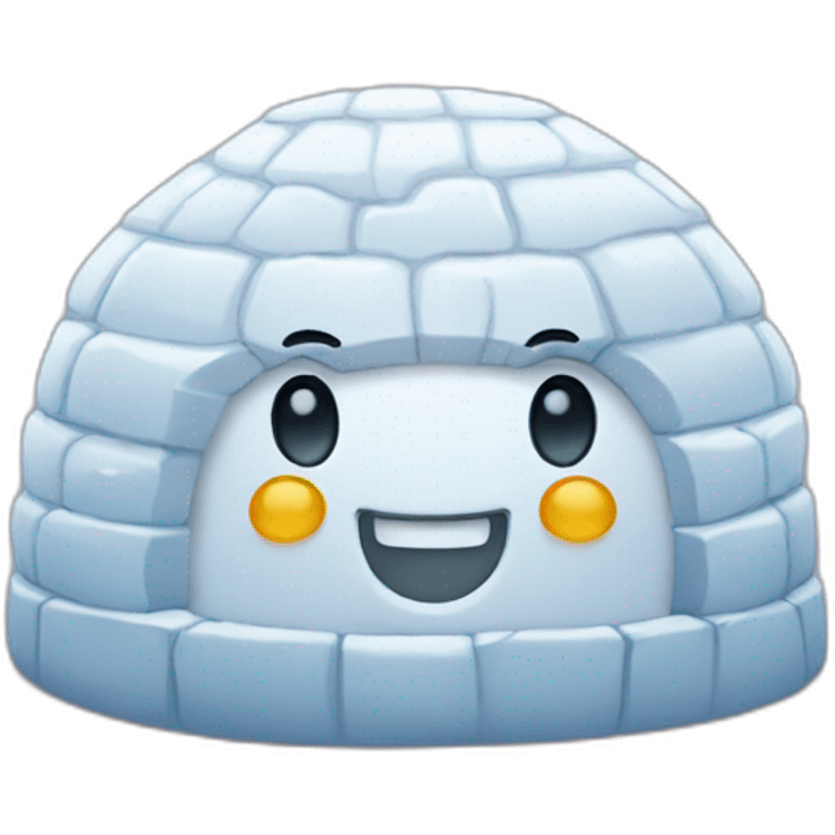 igloo winking face emoji