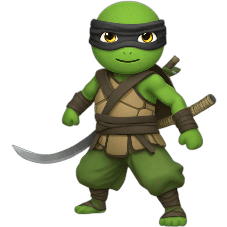 Tortue ninja emoji