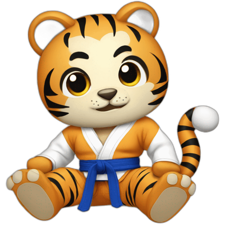 Jiu-jitsu Fighter Tiger emoji