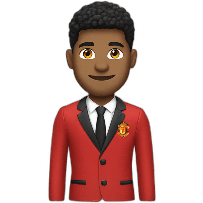 Rashford red suit emoji