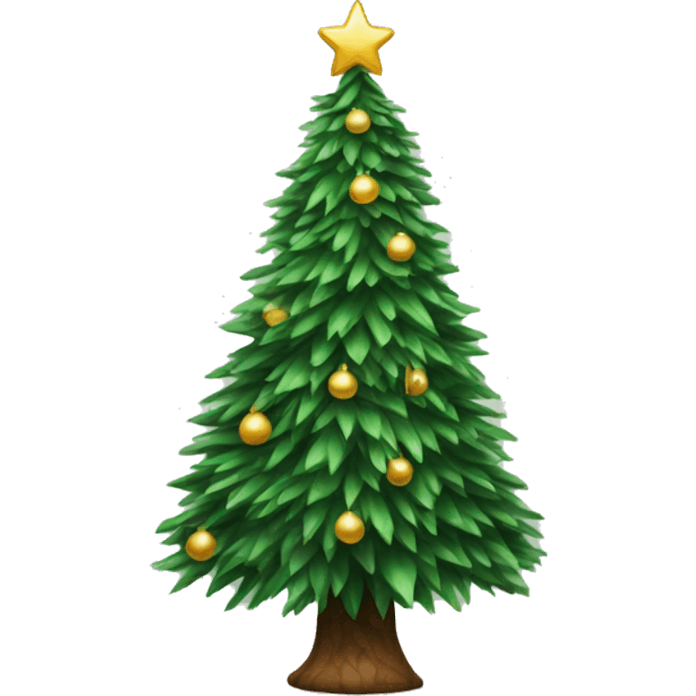 realistic christmas tree emoji