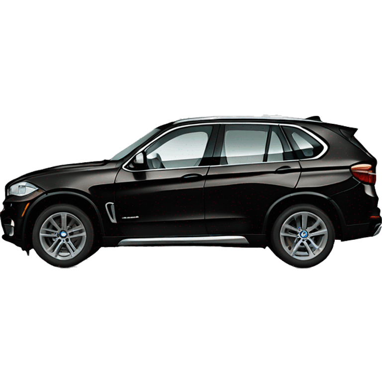 Black bmw x5 emoji