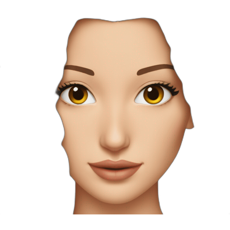 Bella Hadid emoji