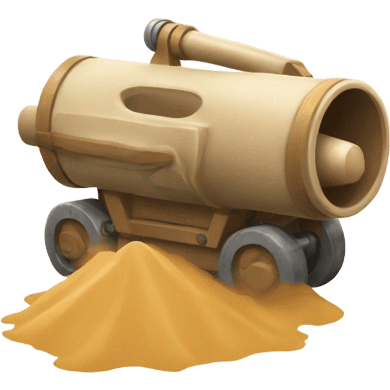 Sand launcher emoji