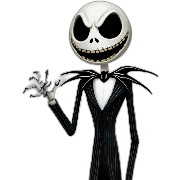 Jack skellington horror emoji