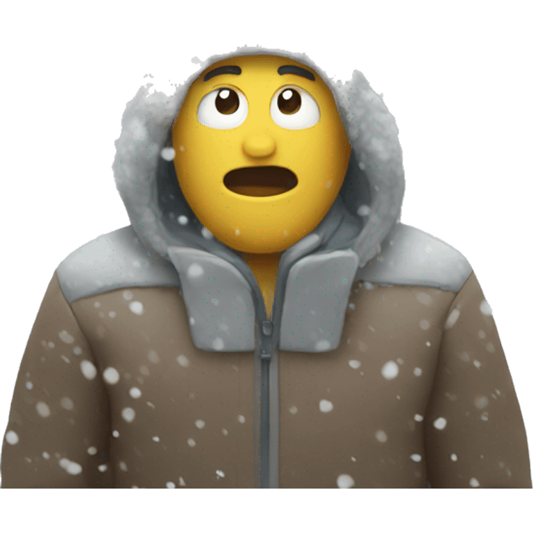 snowstorm emoji