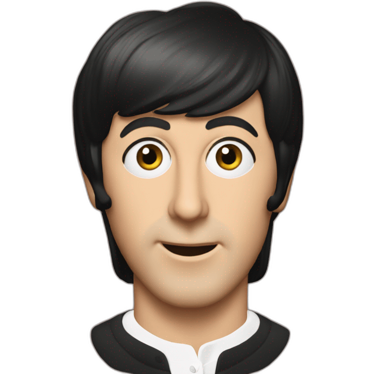 paul mccartney in 1964 emoji