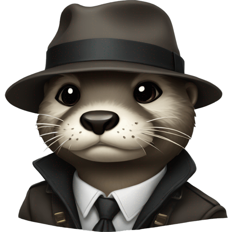 Gangster otter  emoji