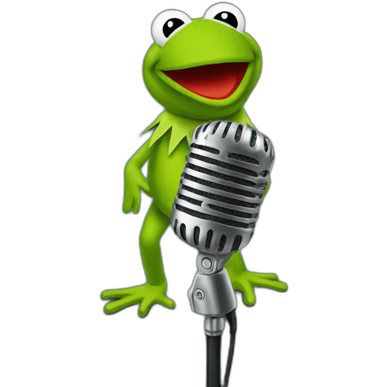 kermit Microphone emoji