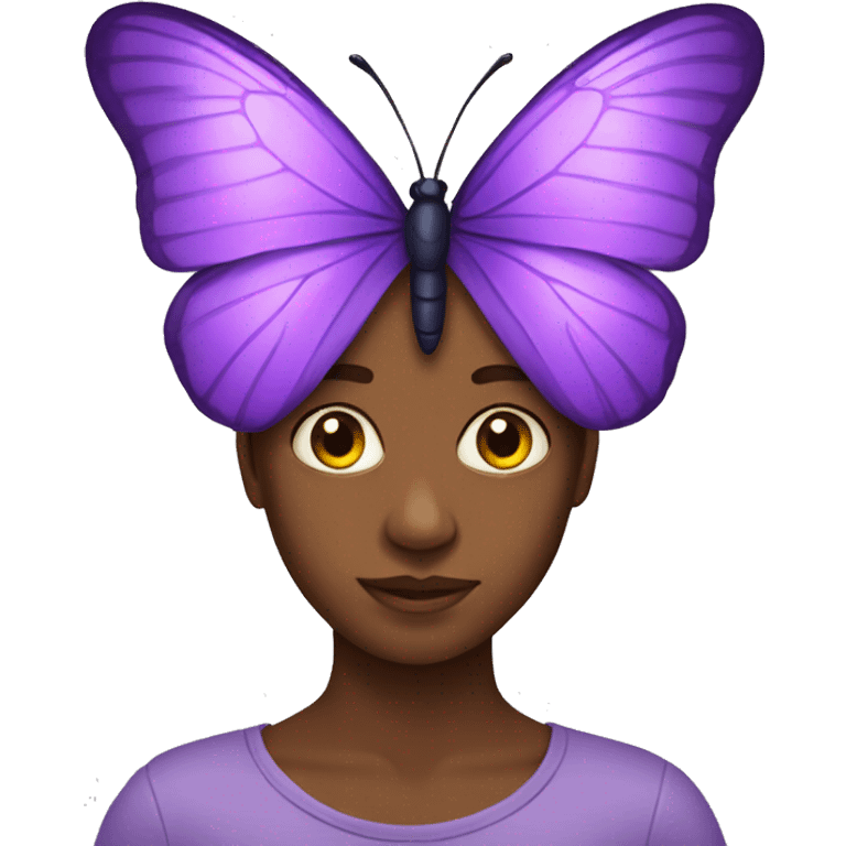 violet butterfly  emoji