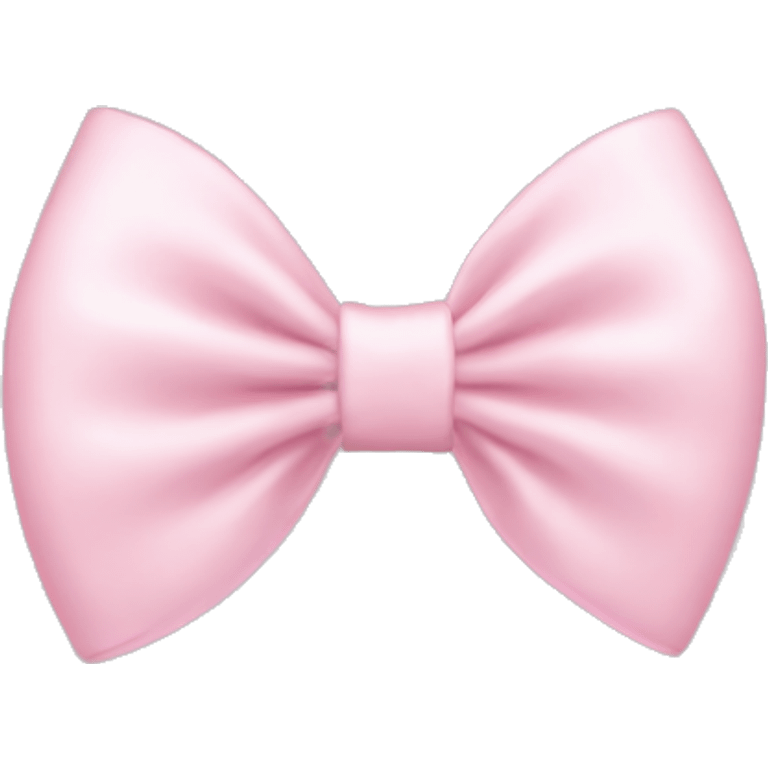 Light pink bows emoji