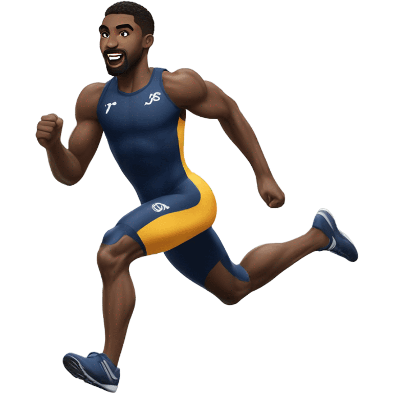 Noah Lyles sprinting emoji