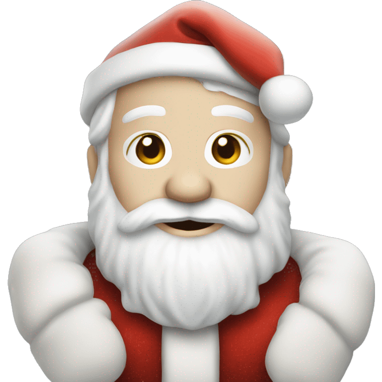 Santa Claus with pale skin  emoji