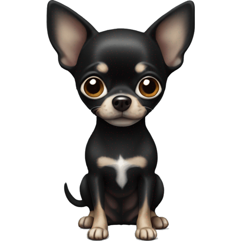 Black Chihuahua emoji