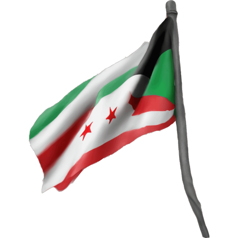 Free syria flag emoji