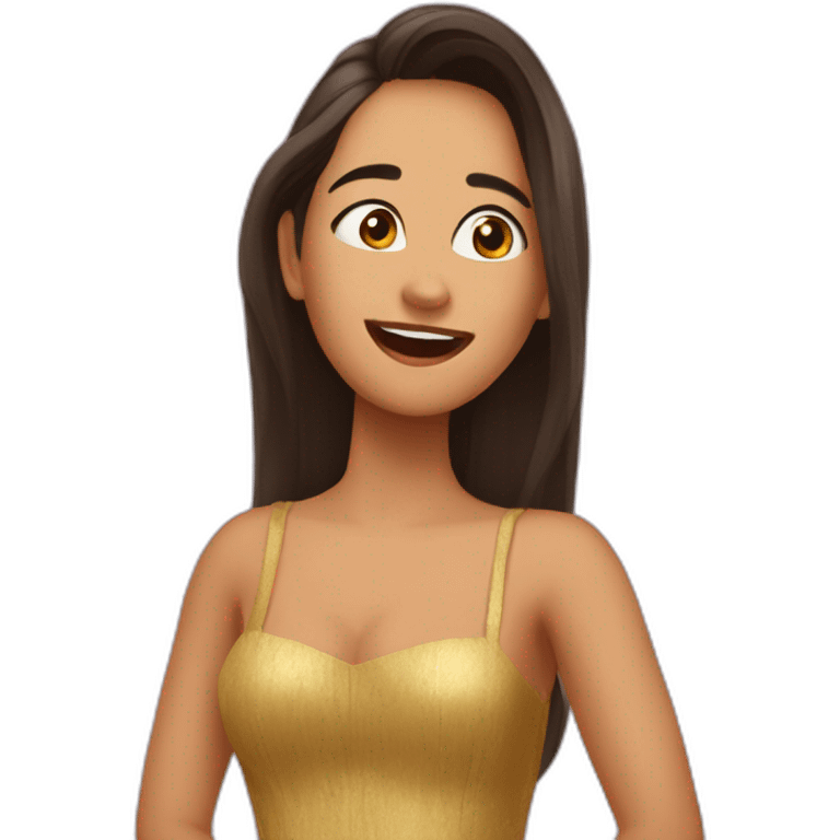 Rosalía cantando motomami Vila Tobella emoji