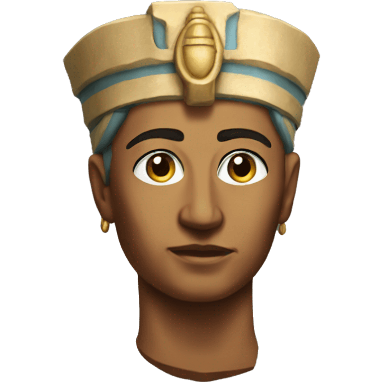 Akhenatens bust emoji emoji