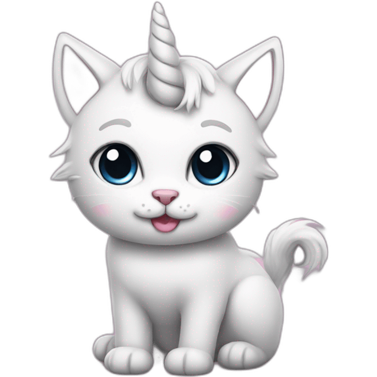 cute unicorn cat emoji