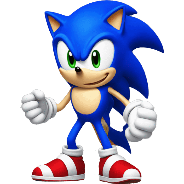 Sonic feliz emoji